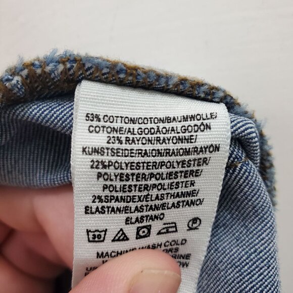 Free People UO 61855-16515125 Light Wash High Rise Stretch Ankle Skinny Size W26 - Picture 5 of 9